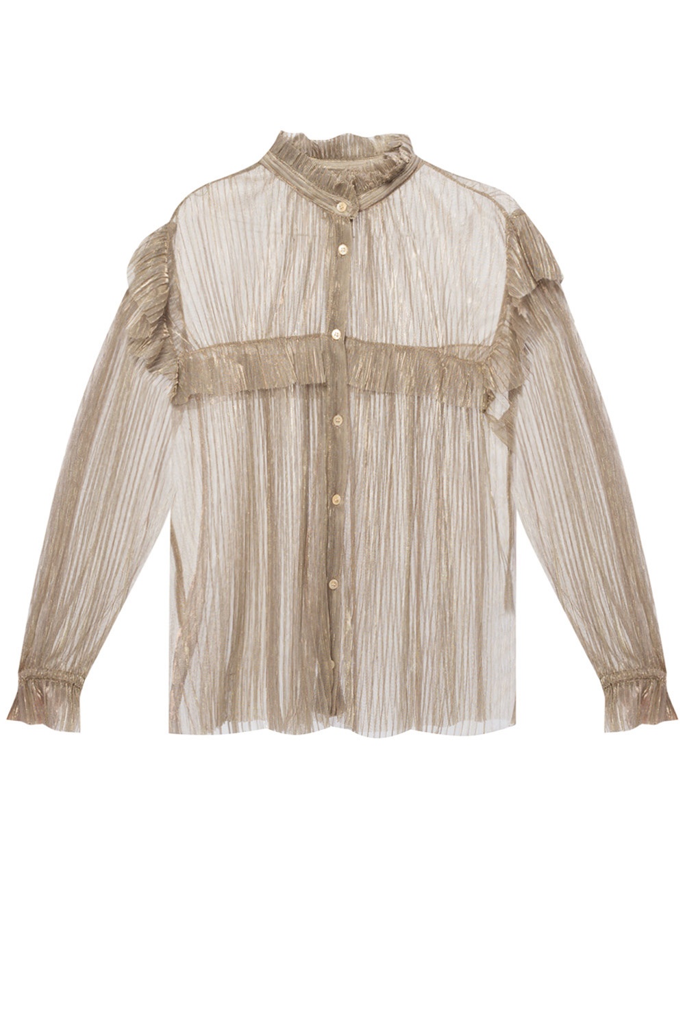 Isabel Marant Etoile MA0421FAC1C05E23EC 関税送料込 Isabel Marant Etoile Feyza Top in Black & Ochre | FWRD